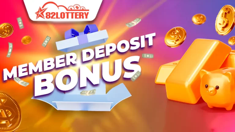 82lottery Member Deposit Promo Banner