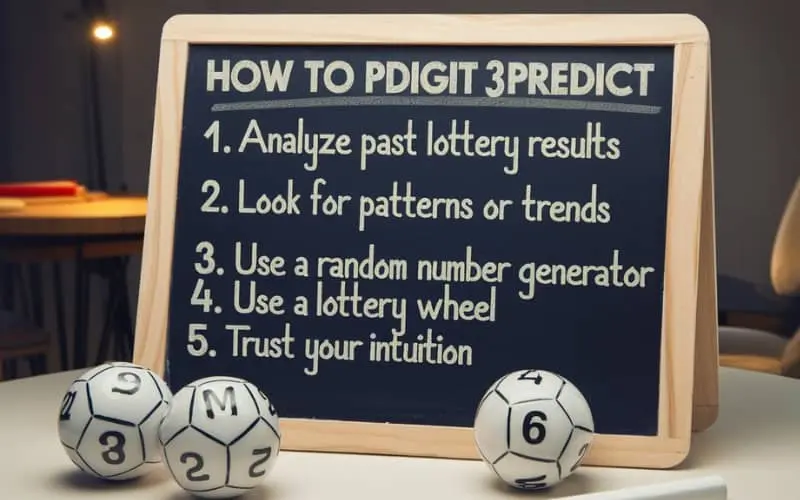 how to predict 3 digit lottery numbers