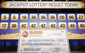 jackpot lottery result today